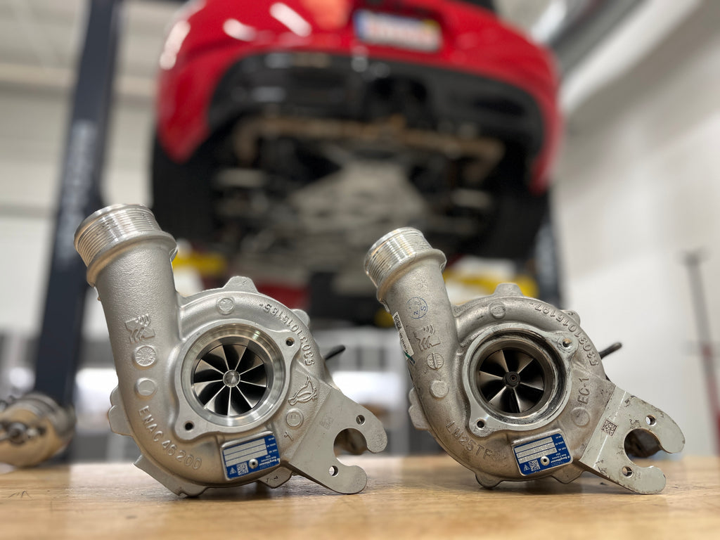 Cayman Turbo様用 TTE 580 VTG Upgrade Turbocharger For Porsche 718 Cayman S