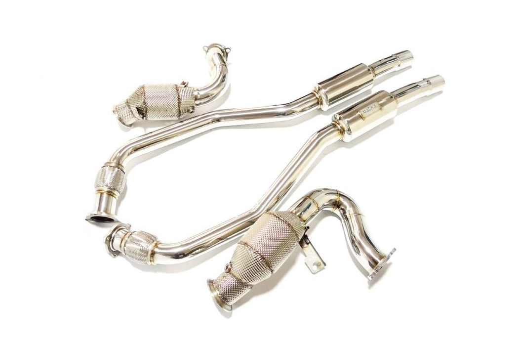 Mach 5 Performance Downpipes (Macan) - Flat 6 Motorsports - Porsche Aftermarket Specialists 