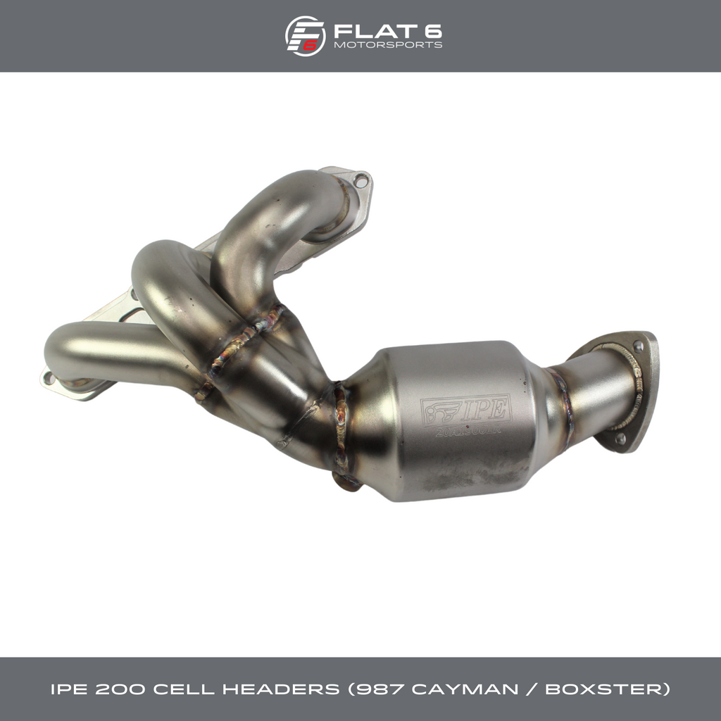 iPE Headers w/ 200 Cell Sport Cats (Cayman / Boxster 987.2)