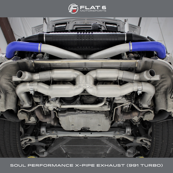 Soul Performance Products - Competition X-Pipe Exhaust System (991 Turbo)