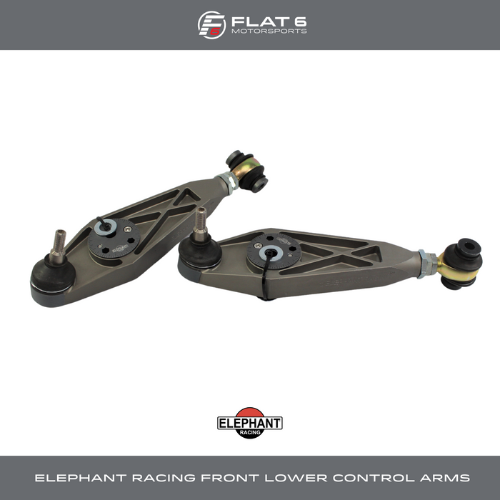 Elephant Racing Adjustable Front Lower Control Arms - 981 Cayman / Boxster