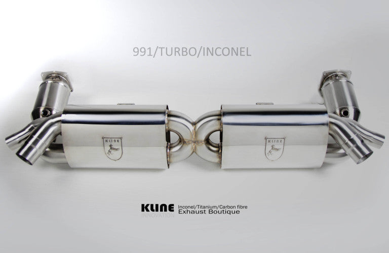 Kline Innovation Exhaust System (991 Turbo) - Flat 6 Motorsports - Porsche Aftermarket Specialists 