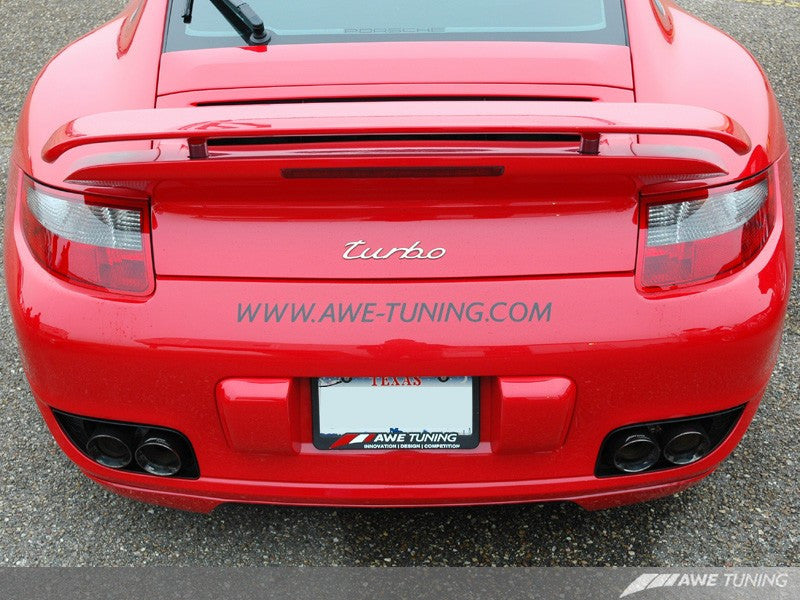 AWE Tuning Performance Exhaust System (997.1 Turbo) - Flat 6 Motorsports - Porsche Aftermarket Specialists 