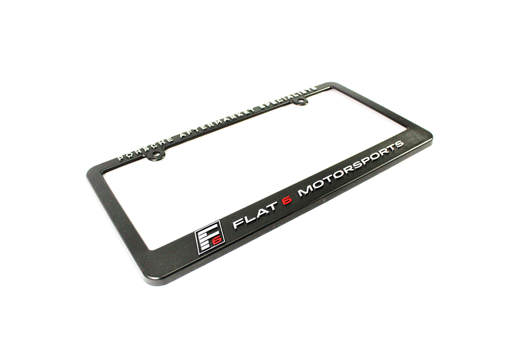 Flat 6 Motorsports License Plate Frame