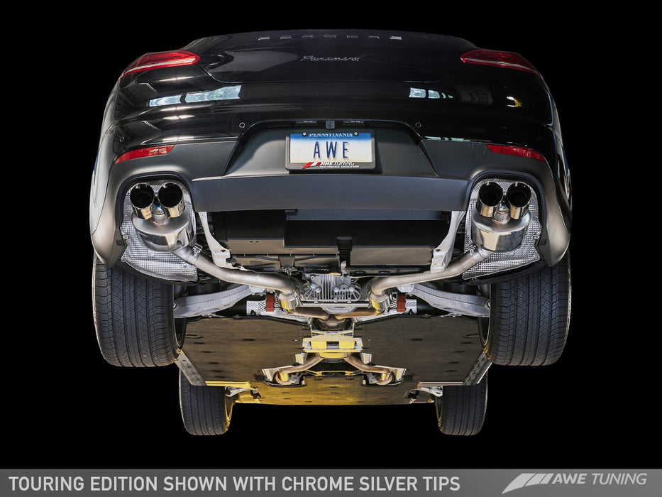 AWE Tuning Exhaust System (Panamera V6) - Flat 6 Motorsports - Porsche Aftermarket Specialists 