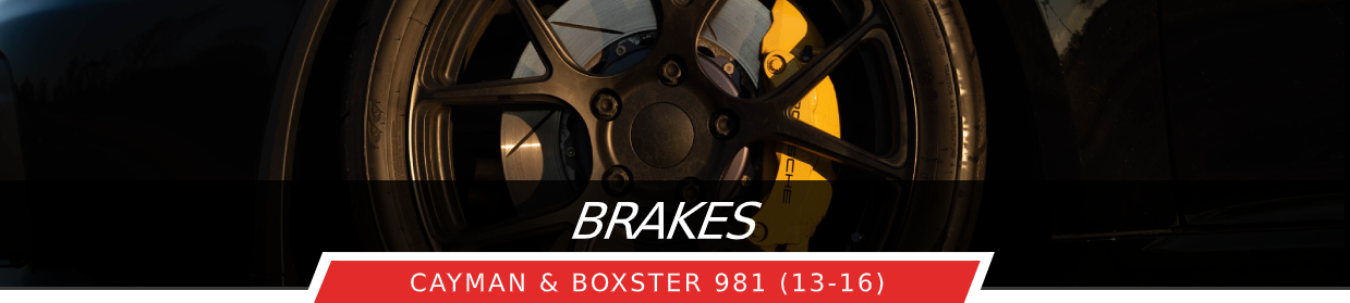 981 Cayman & Boxster Brakes - Flat 6 Motorsports