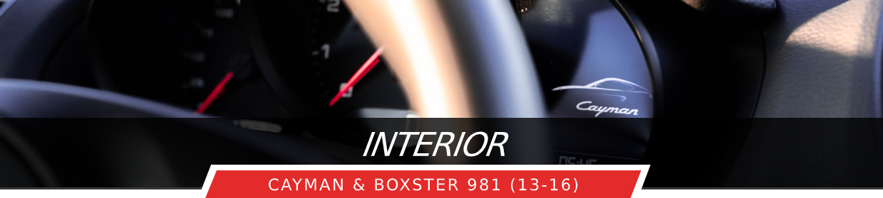 981 Cayman & Boxster Interior & Accessories - Flat 6 Motorsports