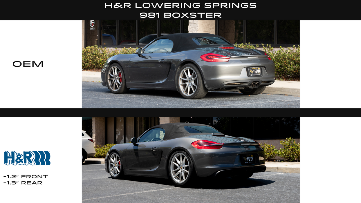 H&R Sport Springs (981 Cayman/ Boxster)