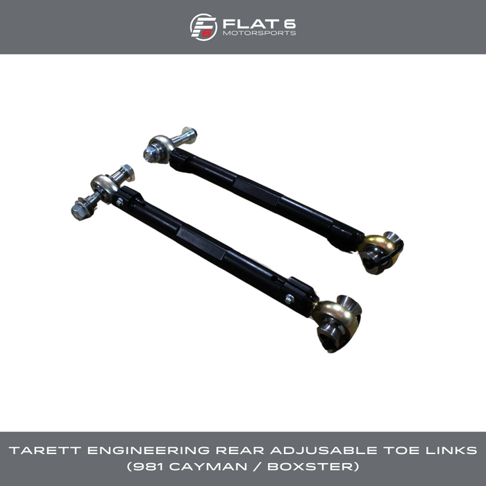 Tarett Engineering Rear Toe Control Arms (981 Cayman / Boxster)