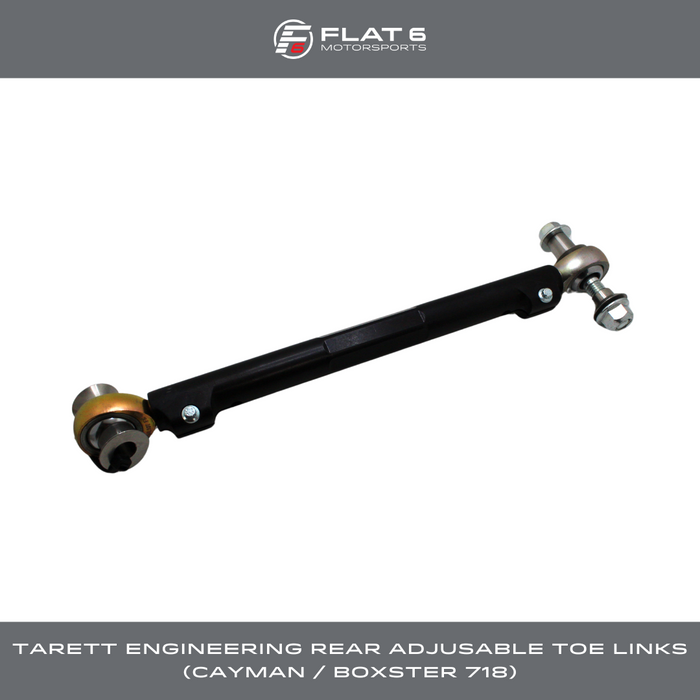 Tarett Engineering Rear Toe Control Arms (718 Cayman / Boxster)