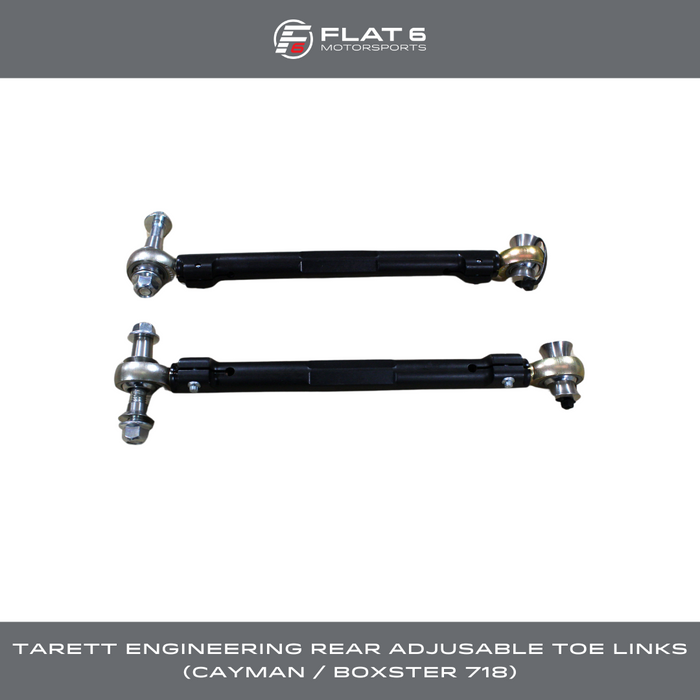 Tarett Engineering Rear Toe Control Arms (718 Cayman / Boxster)