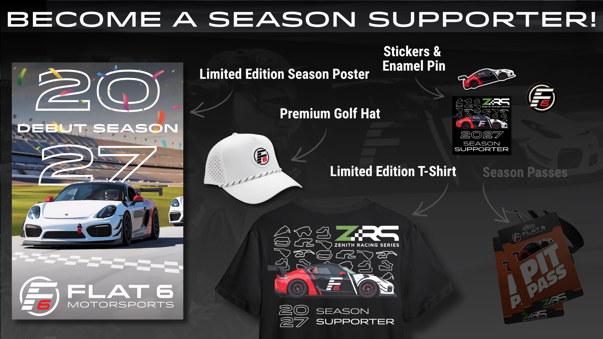 Flat 6 Motorsports - Racing Sponsor