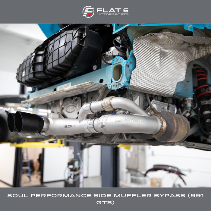 Soul Performance Products - Side Muffler Bypass Pipes (991.1 and 991.2 GT3)