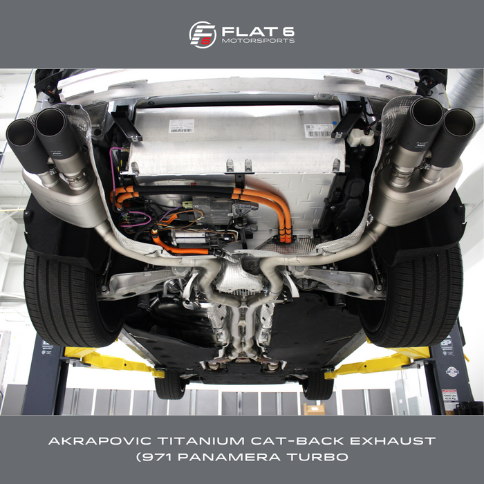 Akrapovic Titanium Cat-Back Exhaust System (Panamera Turbo 971)