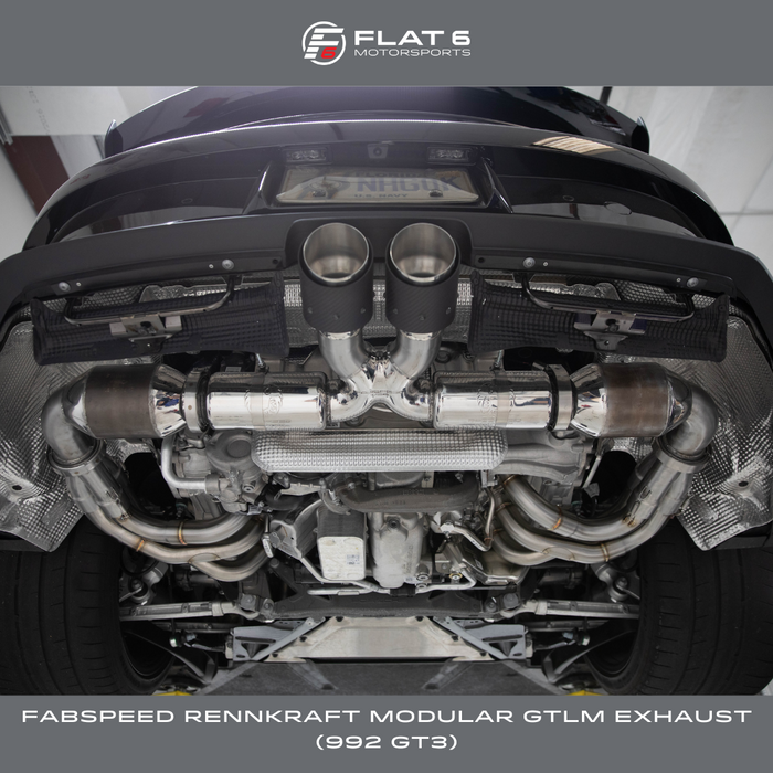 Fabspeed Porsche 992 GT3 RENNKRAFT Modular GTLM Exhaust Package
