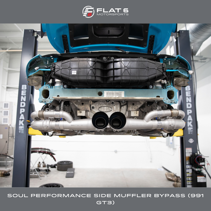 Soul Performance Products - Side Muffler Bypass Pipes (991.1 and 991.2 GT3)