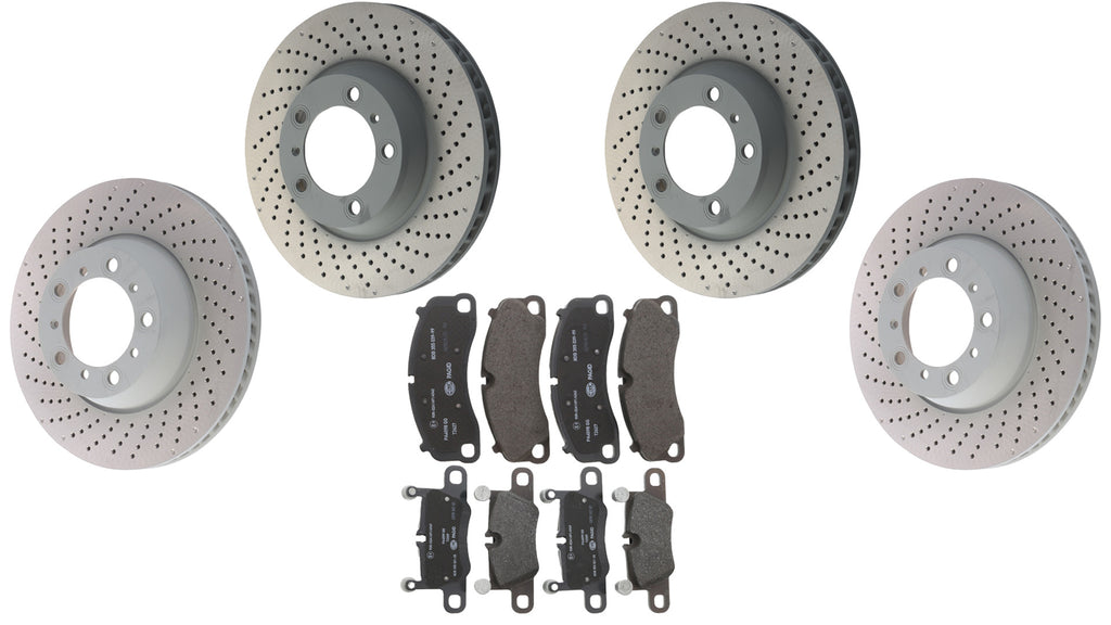 Flat 6 Motorsports - Complete OEM Brake Replacement Kit (992 Carrera S
