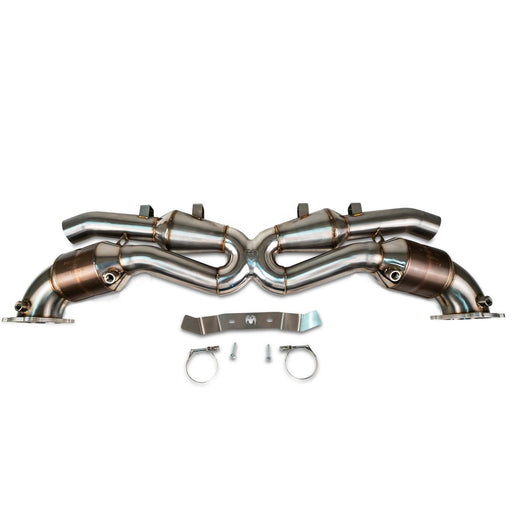 Fabspeed Sport Cat Megaphone X-Pipe (992.2 Turbo)
