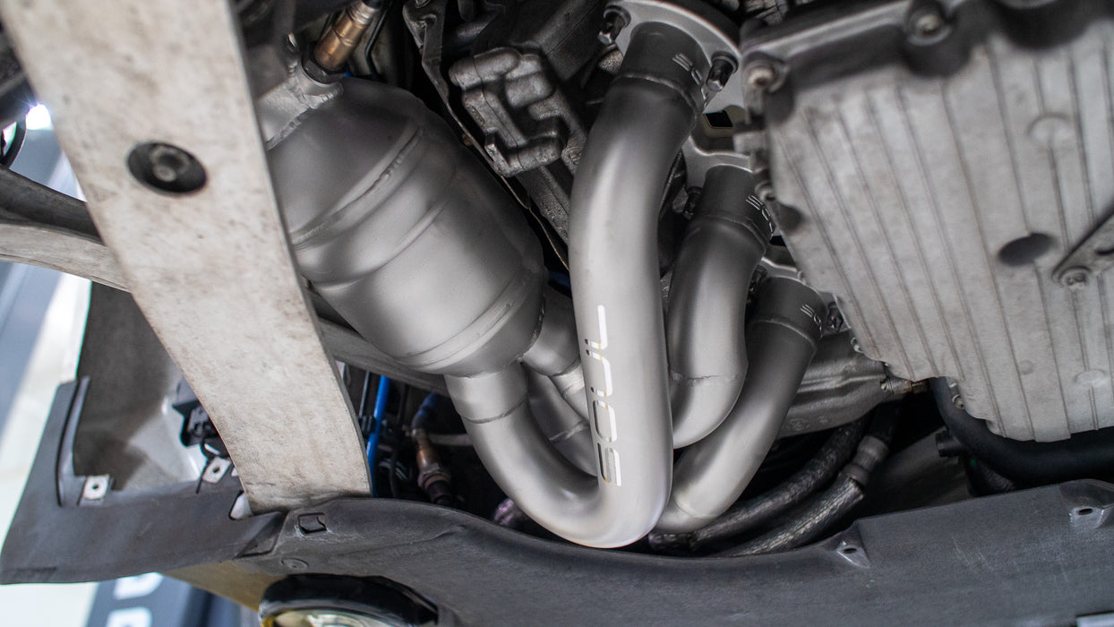 Soul Performance Products - Street Headers w/ HJS 200 Cell Cats (987.2 Cayman / Boxster)