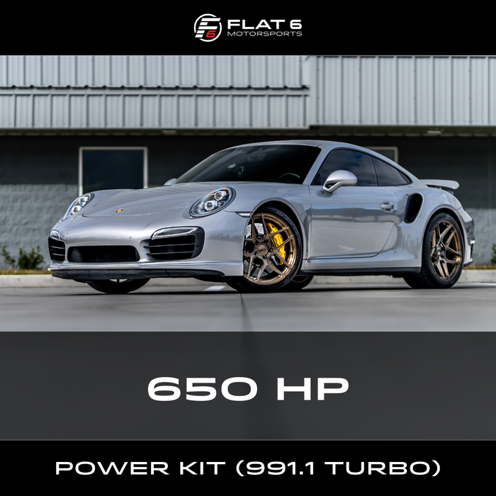 Flat 6 Motorsports - 650 HP Power Kit (991.1 Turbo)