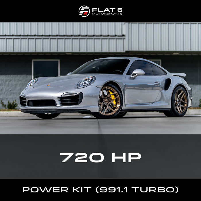 Flat 6 Motorsports - 720 HP Power Kit (991.1 Turbo)