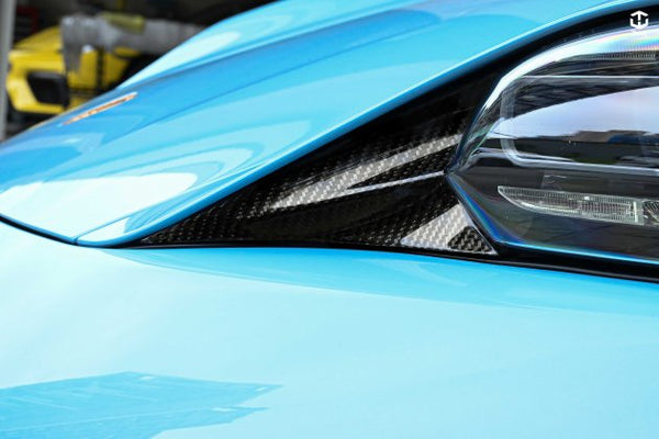 TWL Carbon Fiber Headlight Breather Vent | Flat 6 Motorsports