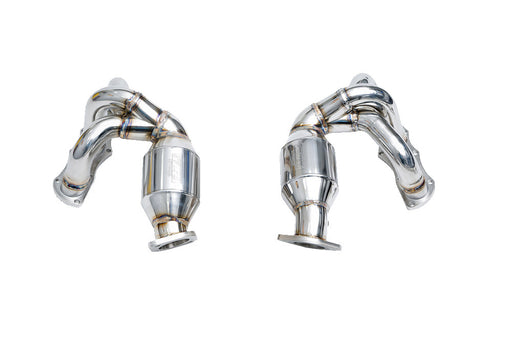 iPE Headers w/ 200 Cell Sport Cats (Cayman / Boxster 987.2) - Flat 6 Motorsports - Porsche Aftermarket Specialists