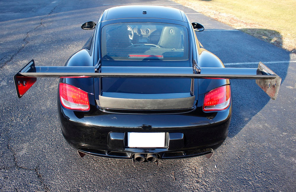 Cayman R Wing Verus Engineering - V1X Carbon Fiber Rear Wing Kit (987 Cayman)