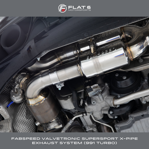 Fabspeed Valvetronic Supersport X-Pipe Exhaust System (991 Turbo)