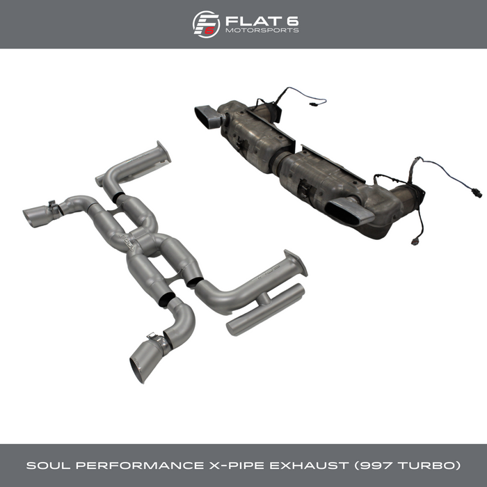 Soul Performance Products - Competition X-Pipe Exhaust System (997.1 Turbo)
