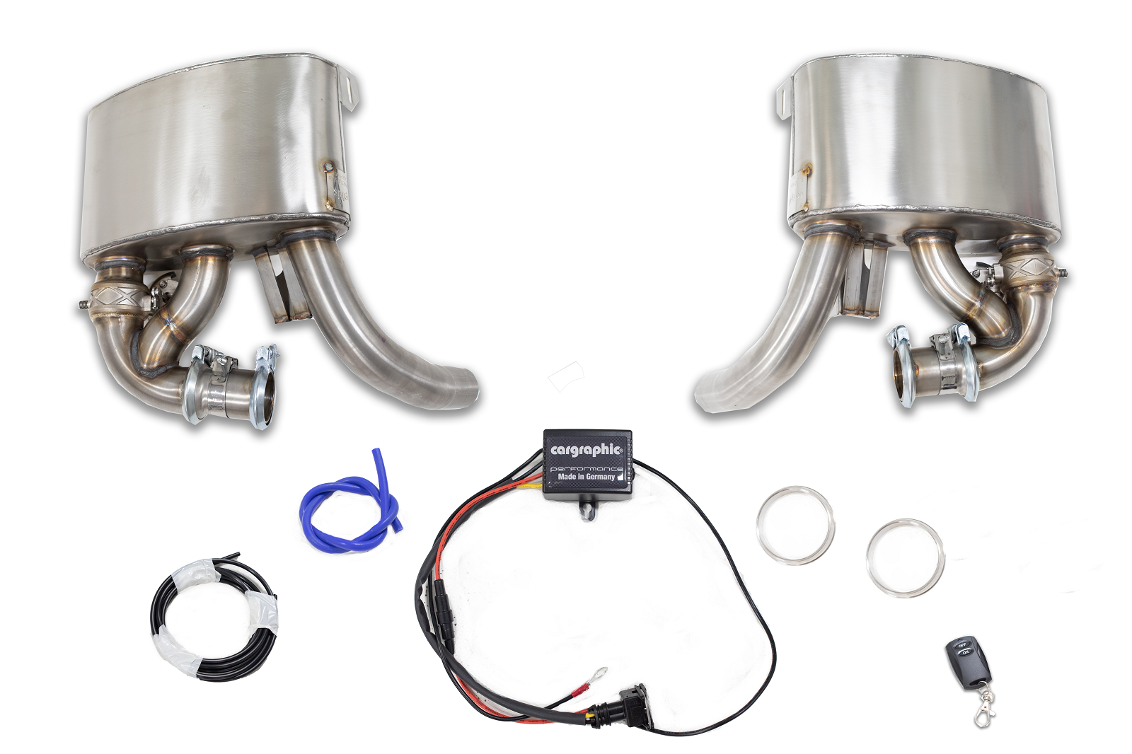 Cargraphic Sport Rear Silencer Sets w/ Flaps (996 Carrera) Cargraphic Sport Rear Silencer Sets w/ Flaps (996 Carrera)