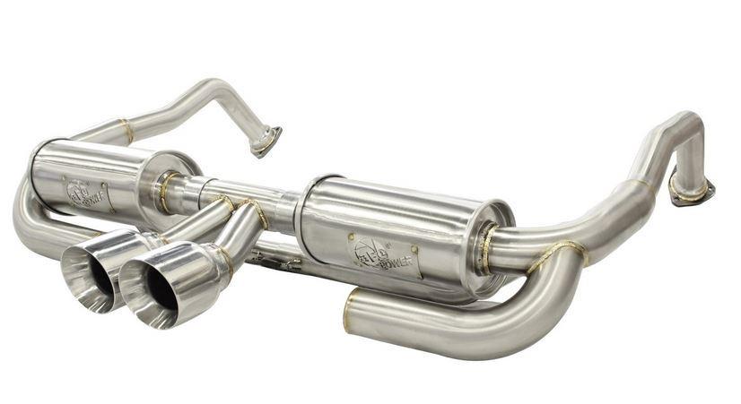 aFe Ellite Dual Cat-Back Exhaust System w/Dual Polished Tips (Cayman / Boxster 987.1)