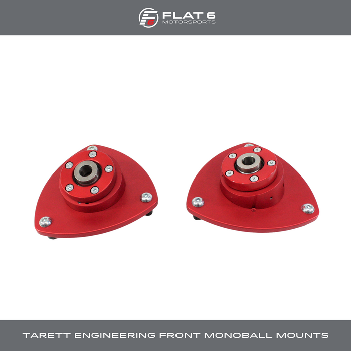 Tarett Engineering Front Monoball Camber Plates (Cayman / Boxster 987)