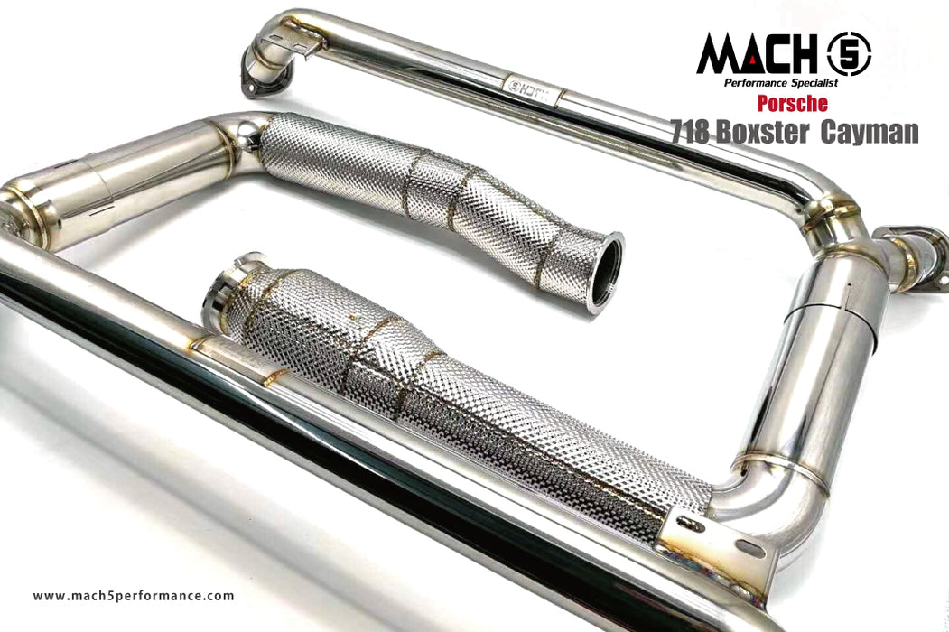 Mach 5 Performance Downpipe (718 Cayman / Boxster)