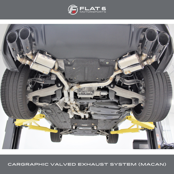 Cargraphic Valved Sport Rear Silencer Set (Macan w/PSE)
