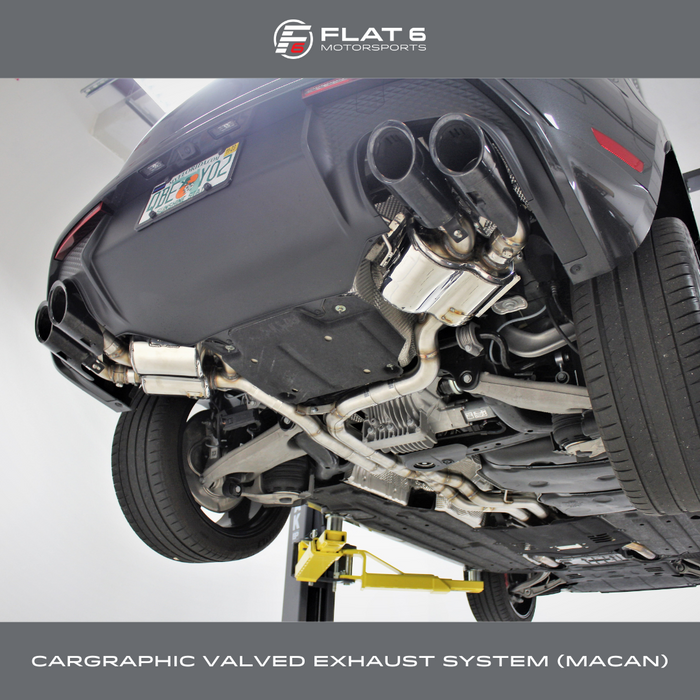 Cargraphic Valved Sport Rear Silencer Set (Macan w/PSE)