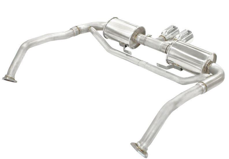 aFe Ellite Dual Cat-Back Exhaust System w/Dual Polished Tips (Cayman / Boxster 987.1) - Flat 6 Motorsports - Porsche Aftermarket Specialists 