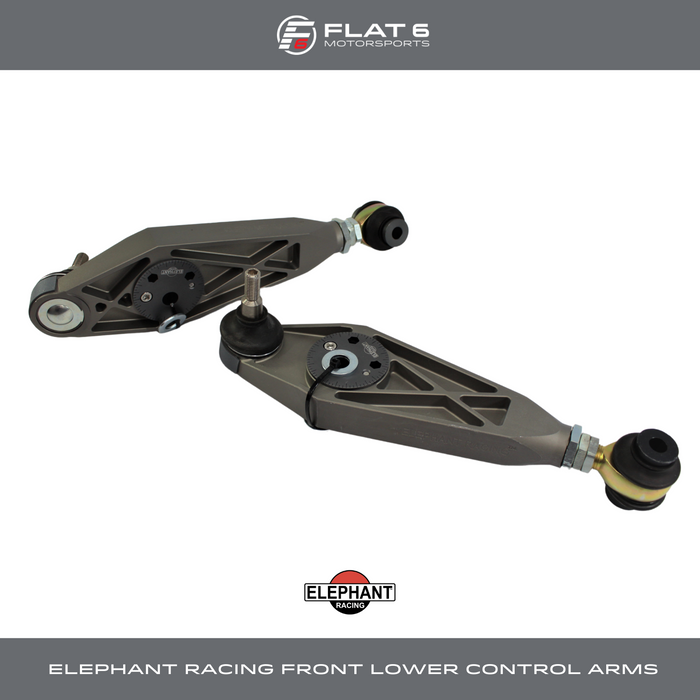 Elephant Racing Adjustable Front Lower Control Arms - 987 Cayman / Boxster
