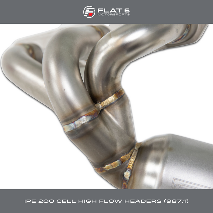 iPE Headers w/ 200 Cell Sport Cats (Cayman / Boxster 987.1)