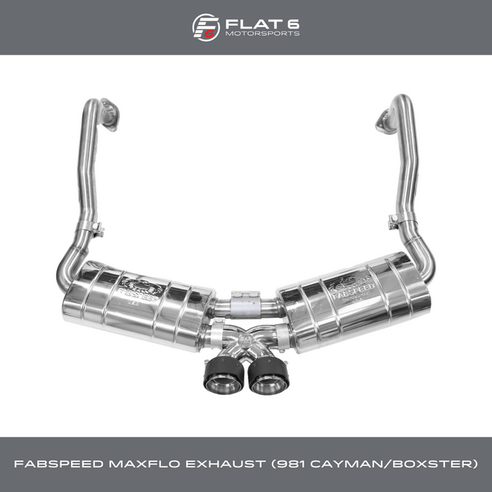 Fabspeed Maxflo Performance Exhaust System (Cayman / Boxster 981)