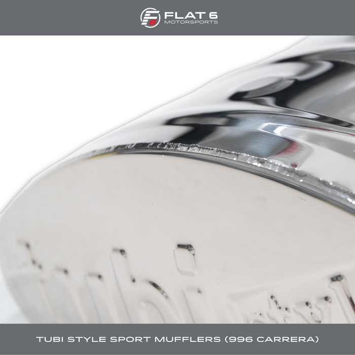 Tubi Style Sport Mufflers (996 Carrera)
