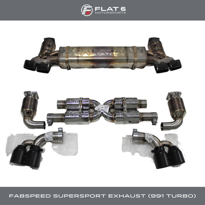 Fabspeed Supersport X-Pipe Exhaust System (991 Turbo)