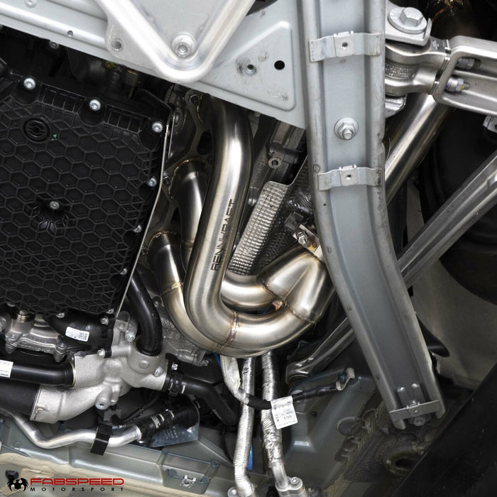 Fabspeed RENNKRAFT™ Modular Street and Racing Headers with HJS Catalytic Converters (718 GT4)