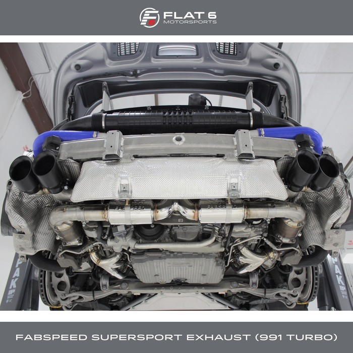 Fabspeed Supersport X-Pipe Exhaust System (991 Turbo)