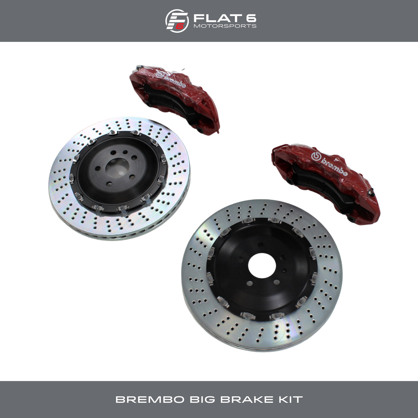 Brembo GT 380x32 2-Piece Slotted 6 Piston Big Front Brake Kit (981 Cay