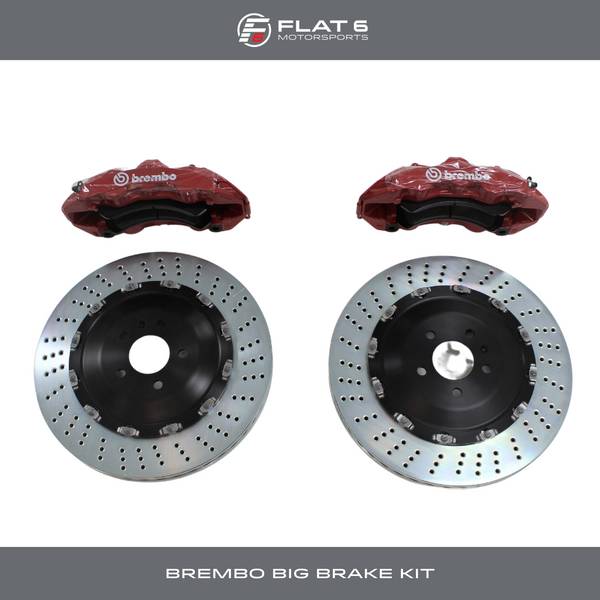Brembo GT 355x32 2-Piece Slotted 6 Piston Big Front Brake Kit (981 Cay