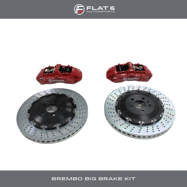 Brembo GT 355x32 2-Piece Slotted 6 Piston Big Front Brake Kit (987 Cay