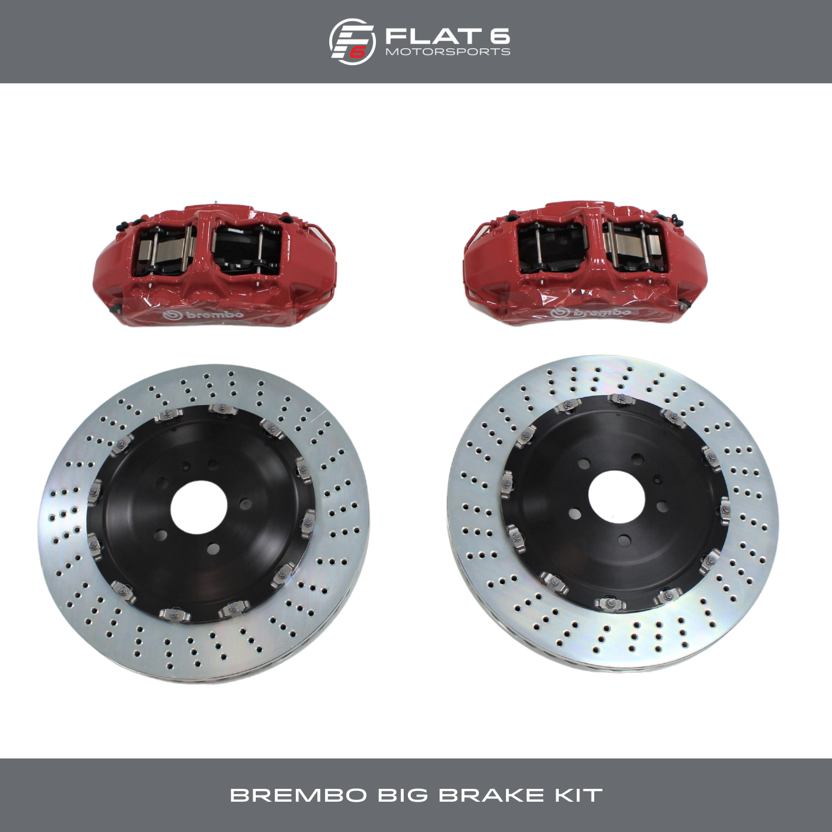 Sport Brake System - FRONT - BREMBO GT - 6 Piston - Slotted / Type