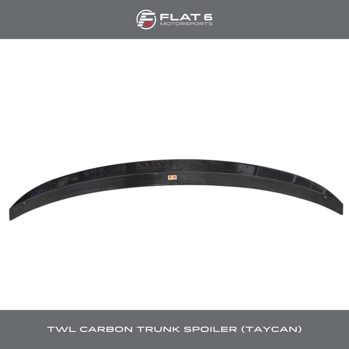 TWL Carbon - Carbon Fiber Trunk Spoiler (Taycan)