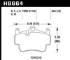 Hawk DTC-70 Track Front Brake Pads (Cayman S / Boxster S 987)